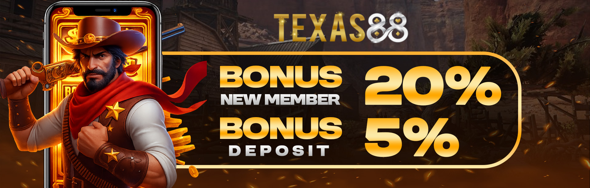 Bonus New Member 20%